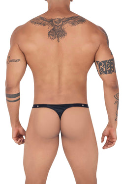 Pikante Men's Underwear PIK 1025X Perusa Thongs Color Black thumbnail 4