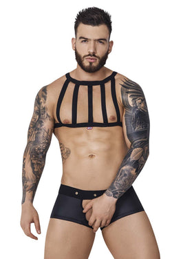 Pikante Men's Underwear PIK 1086 Hard Harness Jockstrap Color Black thumbnail 2