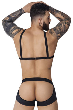 Pikante Men's Underwear PIK 1086 Hard Harness Jockstrap Color Black thumbnail 3