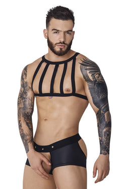 Pikante Men's Underwear PIK 1086 Hard Harness Jockstrap Color Black thumbnail 4