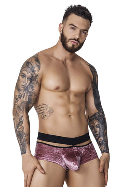 Pikante Men's Underwear PIK 1096 Clandestine Velvet Trunks Color Pink thumbnail 4