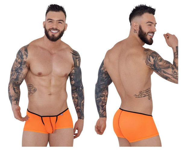 Pikante Men's Underwear PIK 1273 Sonar Trunks Color Orange