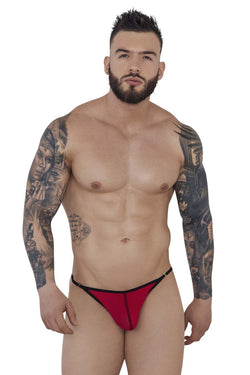 Pikante Men's Underwear PIK 1279 Sonar Thongs Color Red thumbnail 2