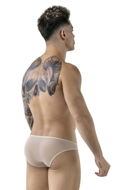 Pikante Men's Underwear PIK 1822 Luxury Briefs Color Beige Mesh thumbnail 3