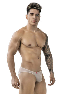 Pikante Men's Underwear PIK 1822 Luxury Briefs Color Beige Mesh thumbnail 4