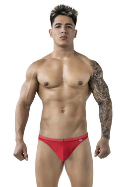 Pikante Men's Underwear PIK 1823 Luxury Thongs Color Red Mesh thumbnail 2