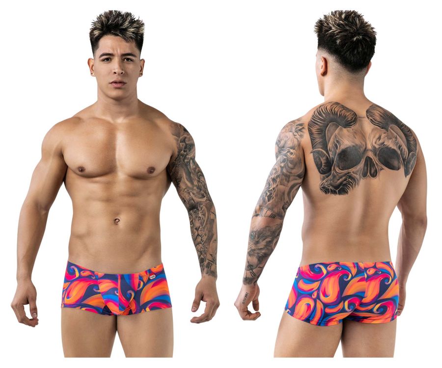 Pikante Men's Underwear PIK 1826 Kracent Trunks Color Orange