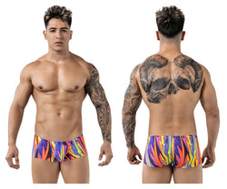 Pikante Men's Underwear PIK 1828 Abstract Trunks Color Purple thumbnail 1