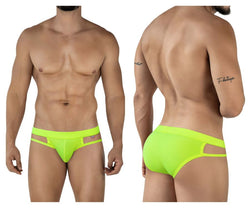 Pikante Men's Underwear PIK 2114 Lenox Briefs Color Neon Green thumbnail 1
