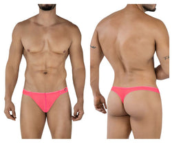 Pikante Men's Underwear PIK 2115 Amusing Thongs Color Fuchsia Mesh thumbnail 1