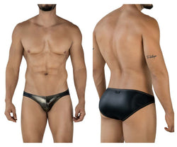 Pikante Men's Underwear PIK 2121 Gold Cup Briefs Color Black thumbnail 1