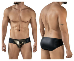 Pikante Men's Underwear PIK 2122 Gold Cup Briefs Color Black thumbnail 1