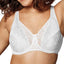 Playtex Secrets Signature Floral Underwire Bra 4422 White