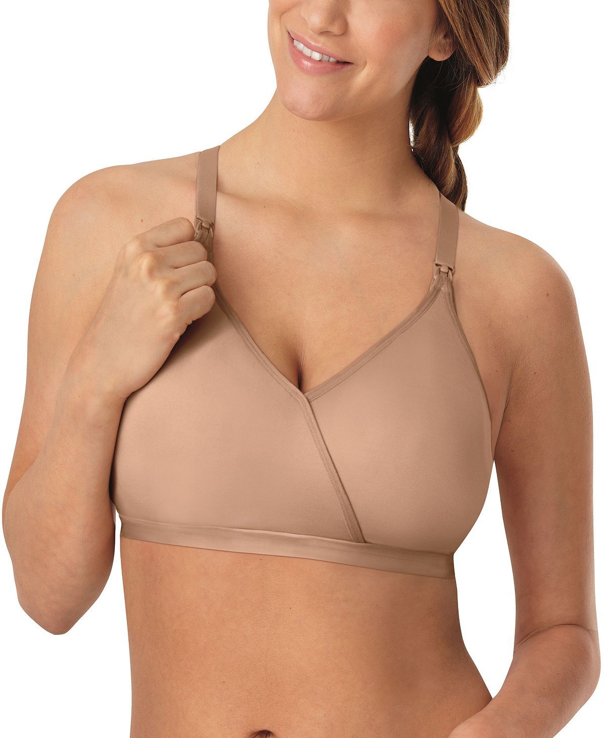 Playtex nursing Shaping Wireless Bra With Cool Comfort 4958 Online Only Cafe Au Lait (Nude 5)