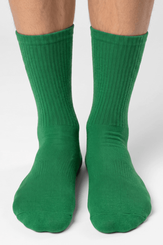 Polo Green Ribbed Men's Socks - POL-4V8S