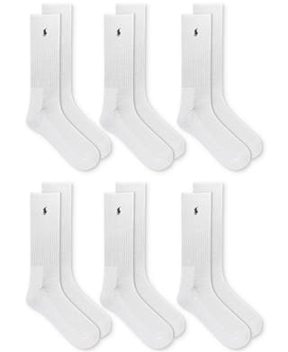 Polo Ralph Lauren 6-Pk. Performance Sport Crew Socks
