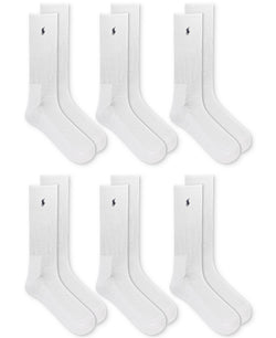Polo Ralph Lauren 6-Pk. Performance Sport Crew Socks thumbnail 1