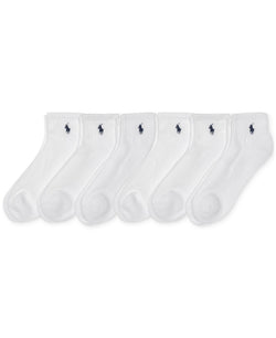 Polo Ralph Lauren 6-Pk. Performance Sport Quarter Socks thumbnail 2