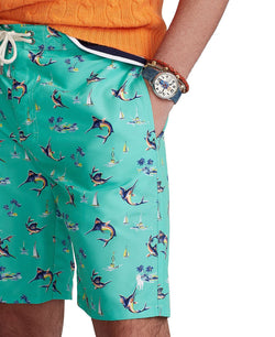 Polo Ralph Lauren 8.5-inch Kailua Swim Trunks Seafoam Marlin Boats thumbnail 1