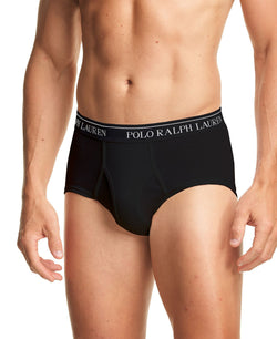 Polo Ralph Lauren Black 4-Pack Classic-Fit Mid-Rise Briefs thumbnail 2