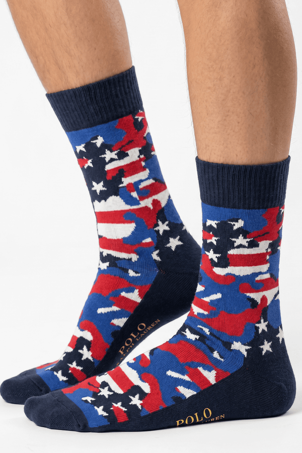 Polo Ralph Lauren Camouflage Stars Socks - PRL-3BE7