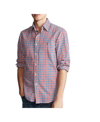 Polo Ralph Lauren Classic-fit Checked Oxford Shirt Red Multi