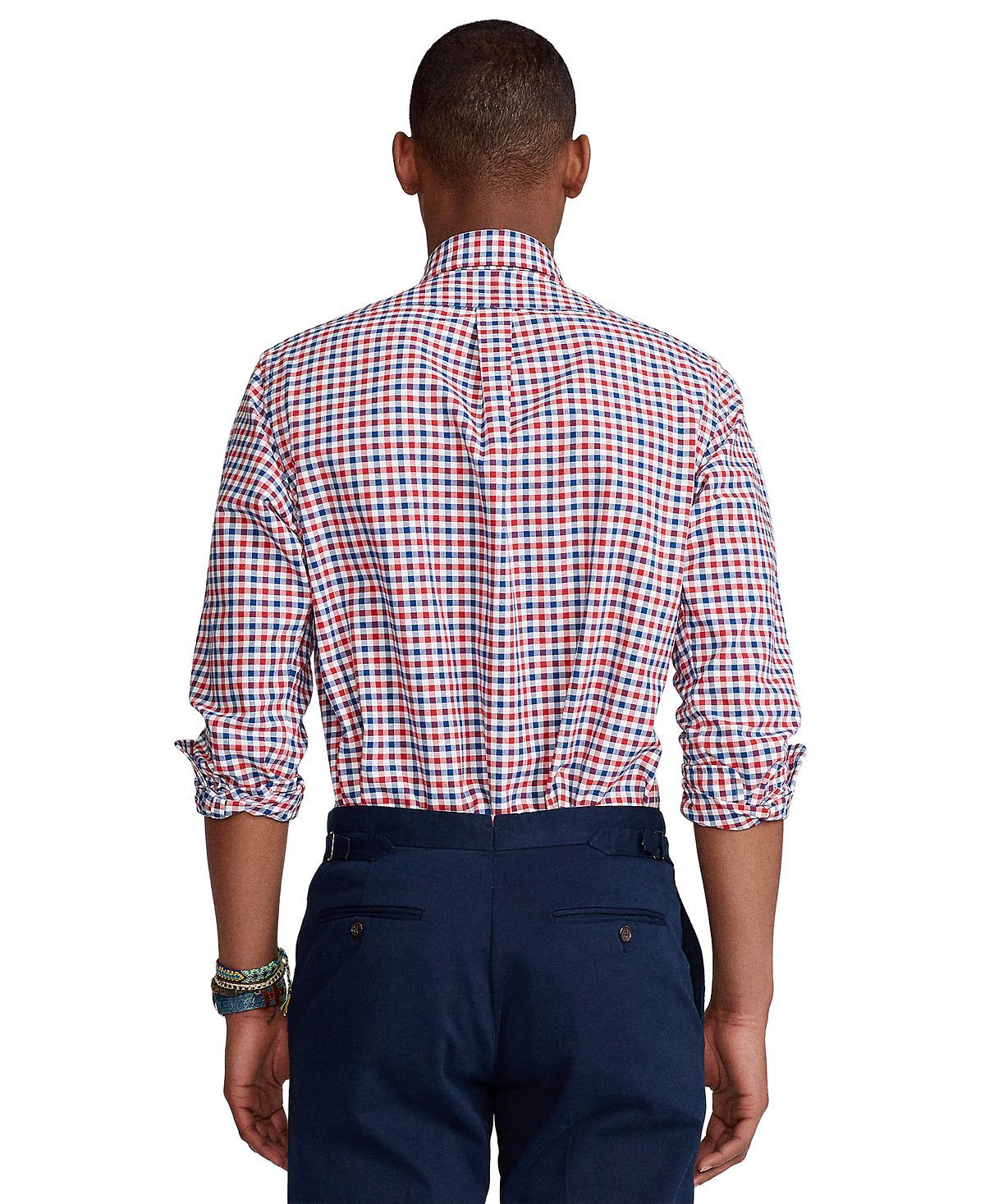 Polo Ralph Lauren Classic-fit Checked Oxford Shirt Red Multi