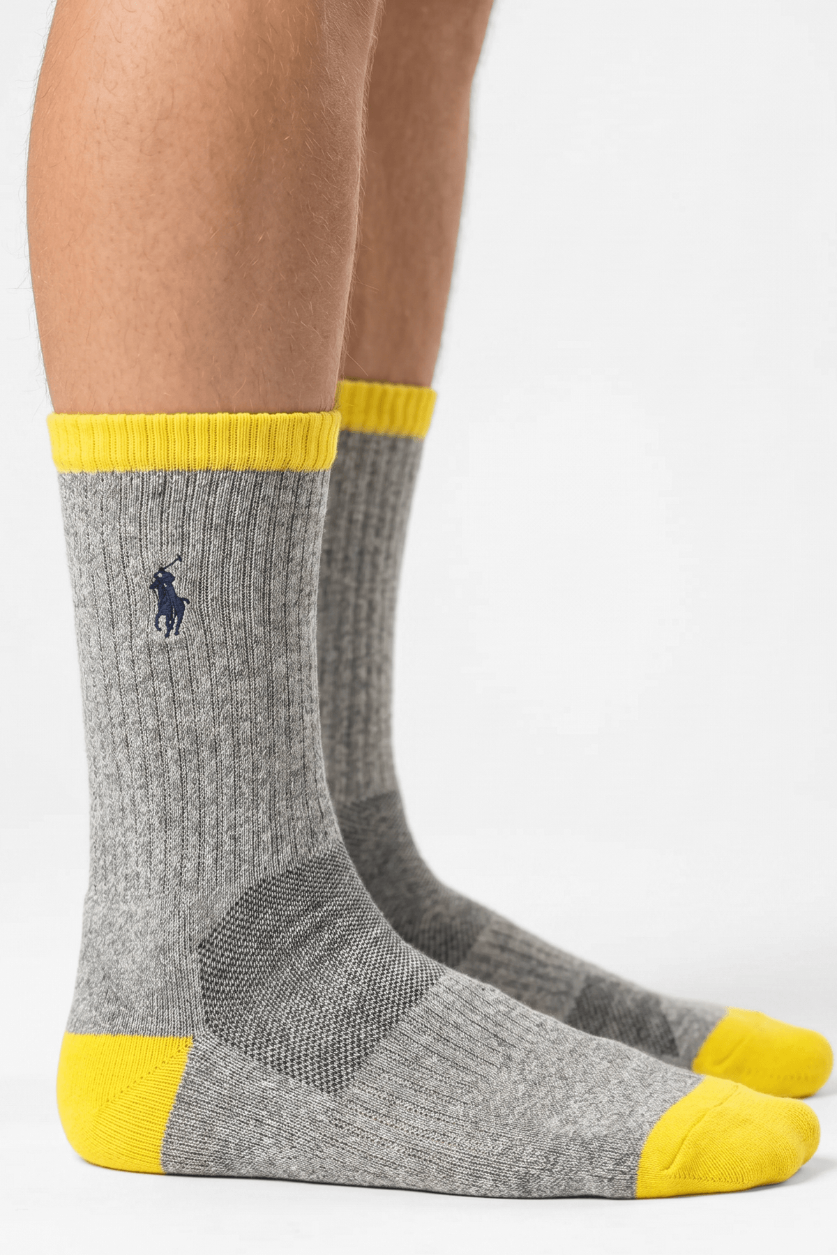 Polo Ralph Lauren Gray & Yellow Socks - PRL-WB6Z