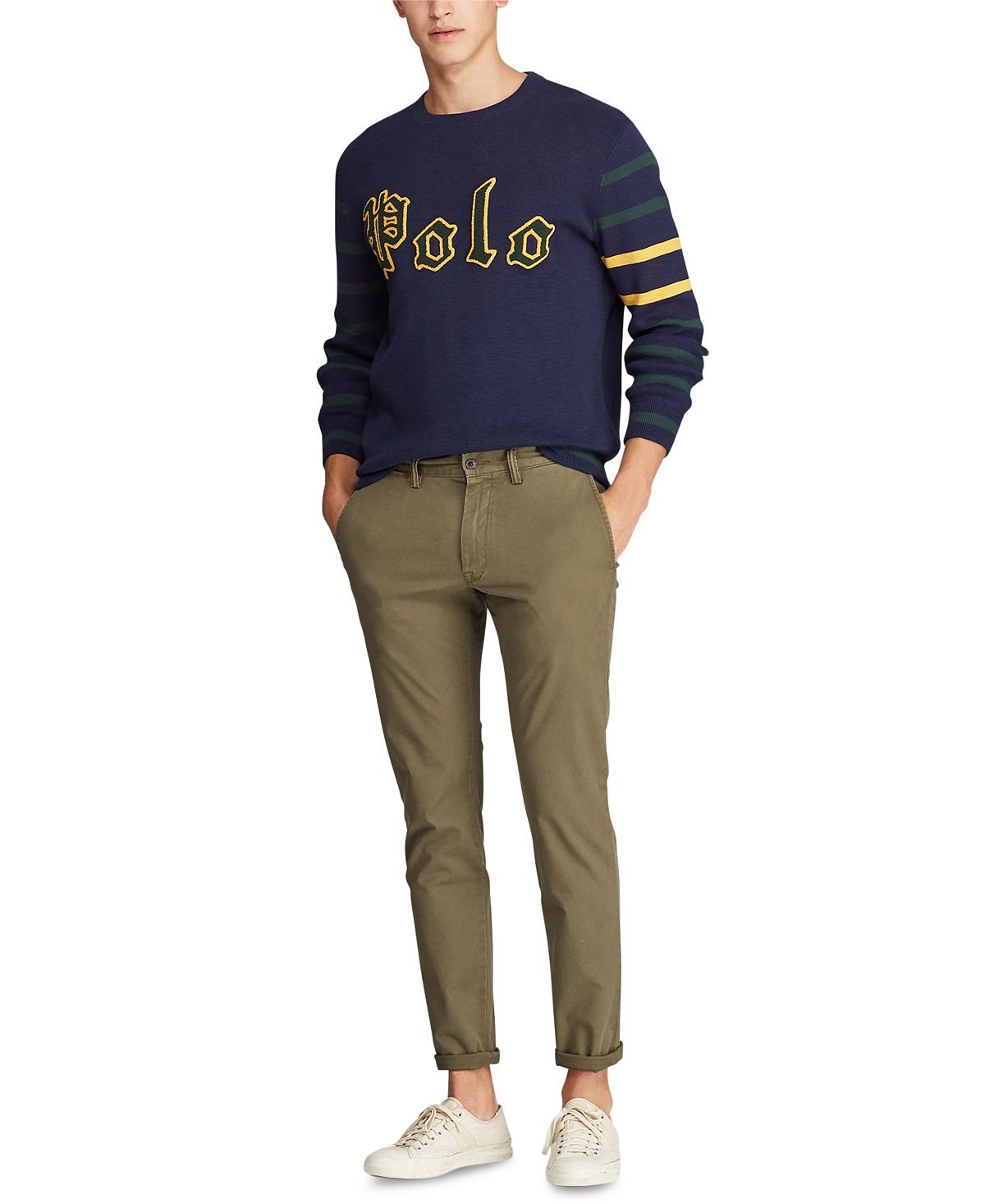Polo Ralph Lauren Slim-fit Stretch Chino Pants Defender Green