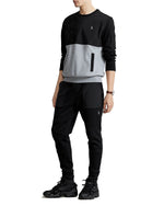 Polo Ralph Lauren Water Repellent Hybrid Sweatshirt Classic Gray Heather