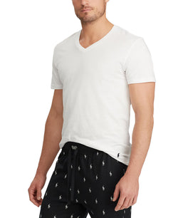 Polo Ralph Lauren White 3-Pack V-Neck Classic Undershirts thumbnail 2