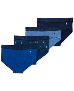 Polo Ralph Lauren blue 4-Pack Classic Stretch Briefs thumbnail 2