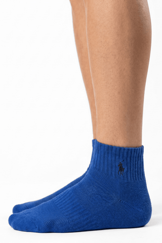 Polo Solid Blue Socks - POL-HYU3