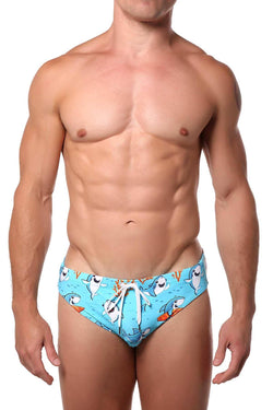 Pool Boy Baby-Shark Swim Brief thumbnail 1