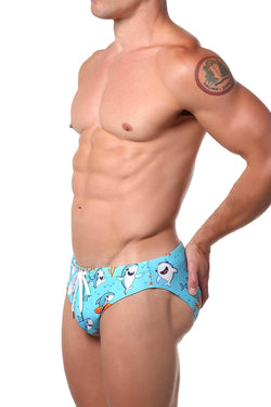 Pool Boy Baby-Shark Swim Brief thumbnail 2