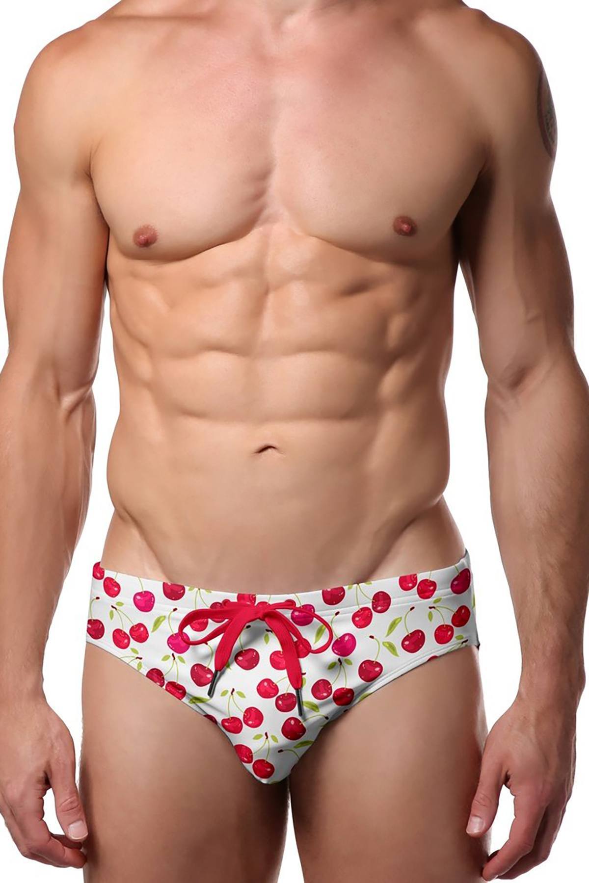 Pool Boy Cherries Swim Brief