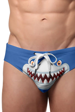 Pool Boy Daddy Shark Swim Brief thumbnail 4
