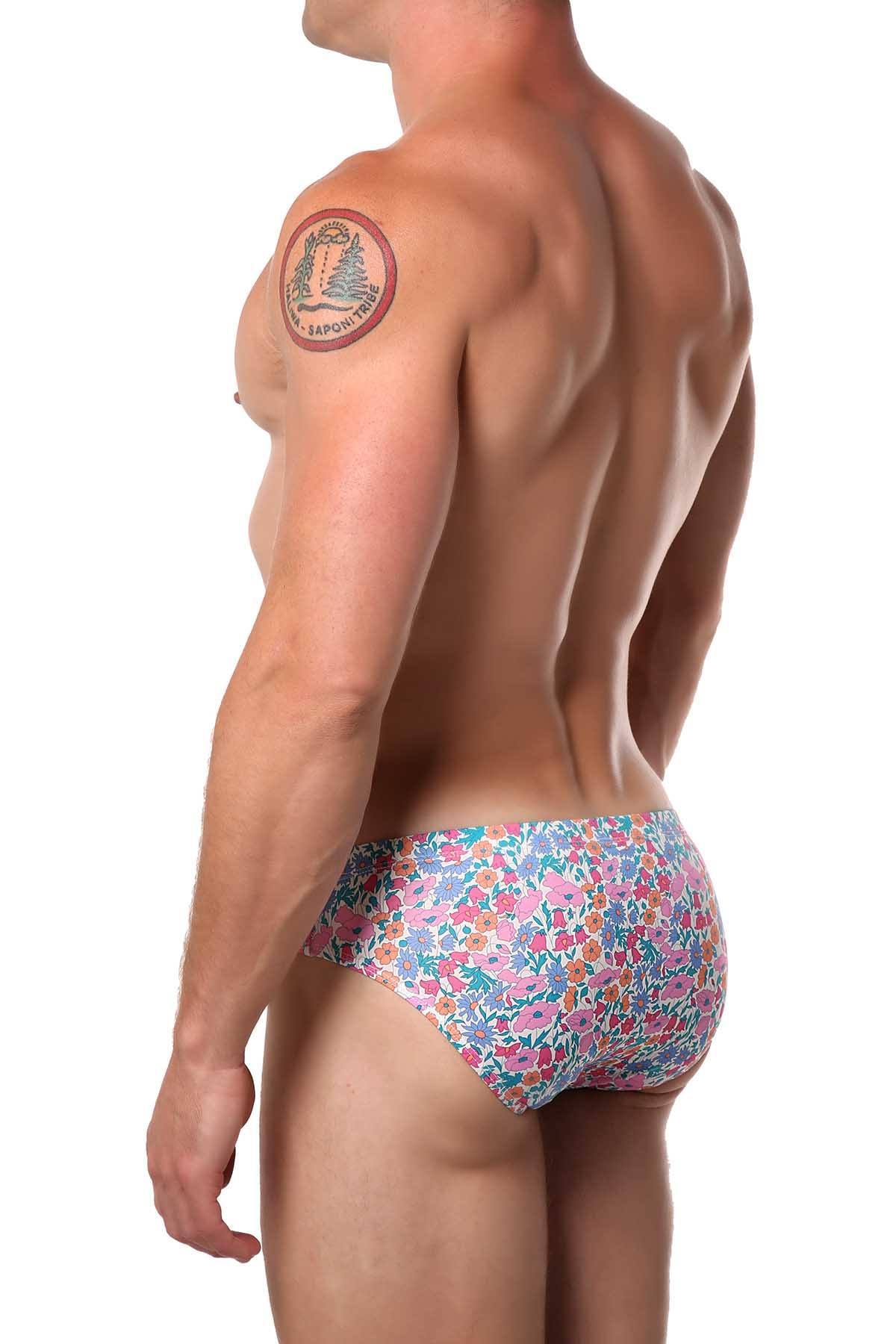 Pool Boy Flowers Swim Brief
