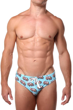 Pool Boy Fun Fun Fun Swim Brief thumbnail 1