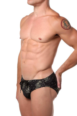 Pool Boy Koi Lines Swim Brief thumbnail 2
