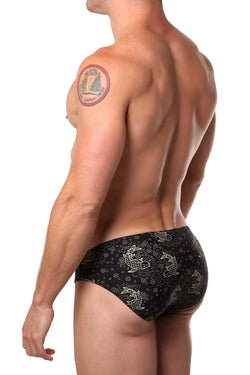 Pool Boy Koi Lines Swim Brief thumbnail 3