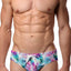 Pool Boy Light Palm-Leaf Swim Brief