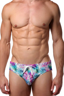 Pool Boy Light Palm-Leaf Swim Brief thumbnail 4