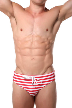 Pool Boy Red Line Swim Brief thumbnail 2