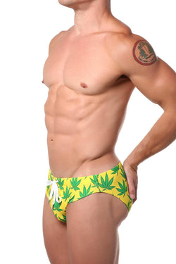 Pool Boy Weed Swim Brief thumbnail 2
