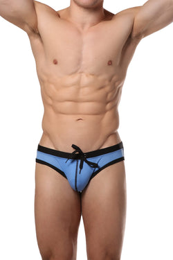 PoolBoy Blue Mesh Swim Brief thumbnail 2