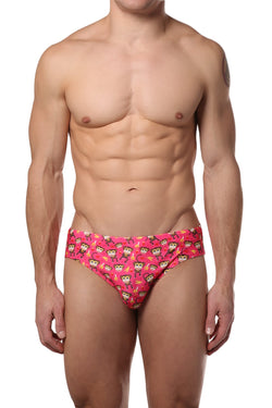 PoolBoy Funny Monkey Swim Brief thumbnail 1