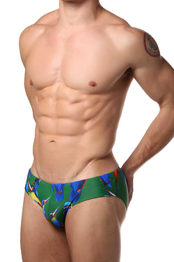 PoolBoy Green Birdie Swim Brief thumbnail 2