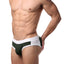 PoolBoy Green Contrast Swim Brief