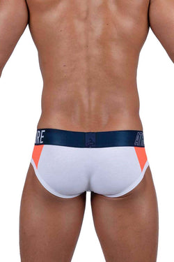 Private Structure Men's Underwear BAUT4388 Athlete Mini Briefs Color White League thumbnail 3